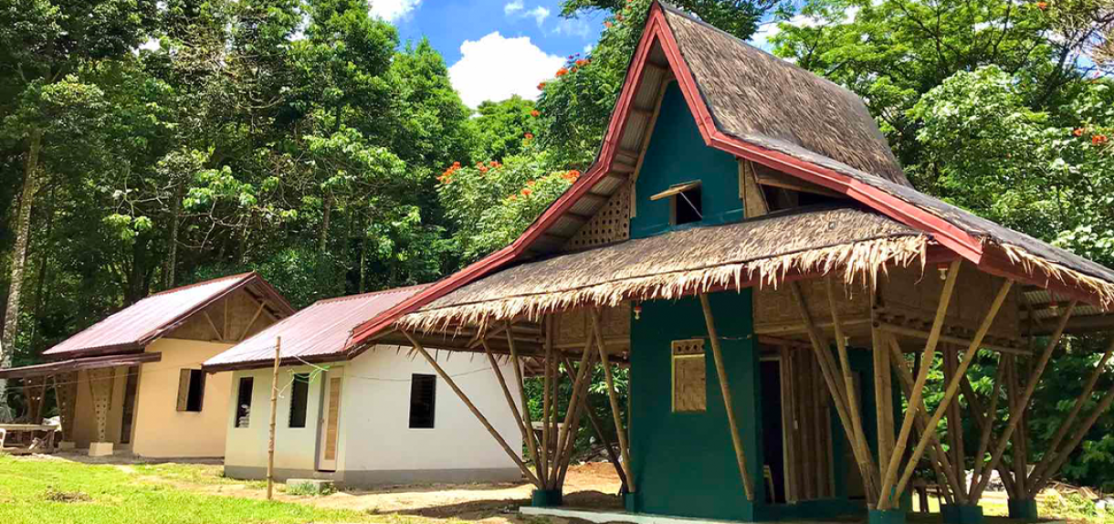 bamboo house